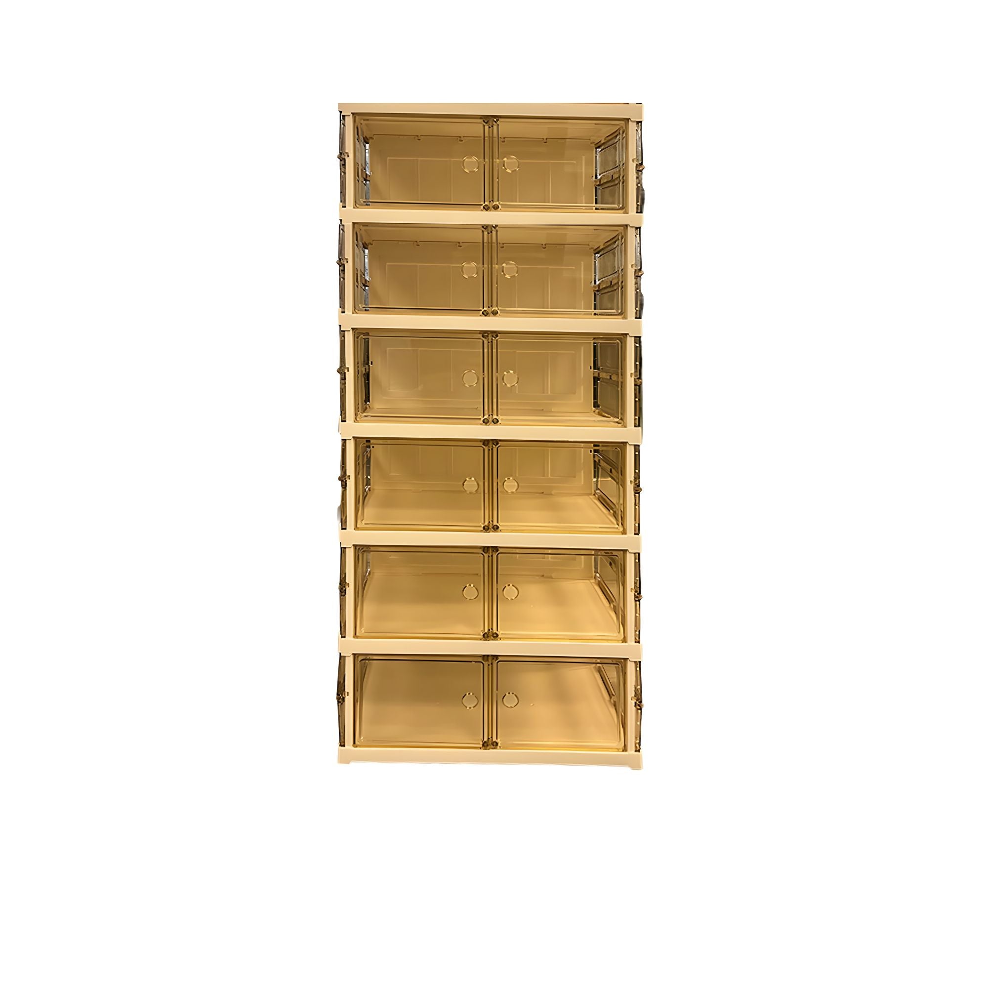 Premium Foldable Shoe Storage Organizer Cabinet – 6-Layer Clear Shoe Box Tower with Transparent PET Doors, Space-Saving Shoe Rack for Sneakers, Heels & Boots, 105cm Tall TS102T-6 Premium Foldable Shoe Storage Organizer Cabinet – 6-Layer Clear Shoe Box Tower with Transparent PET Doors, Space-Saving Shoe Rack for Sneakers, Heels & Boots, 105cm Tall TS102T-6